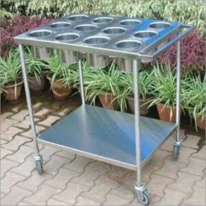 SS Kitchen Masala Trolley